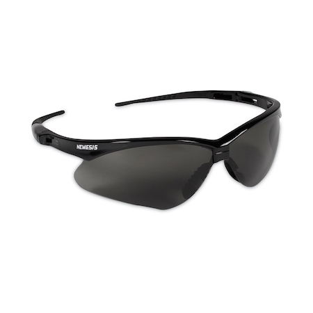 Kleenguard Nemesis, Safety Glasses, Anti-Fog, Smoke Lens, Black Frame, Half-Frame KCC 22475